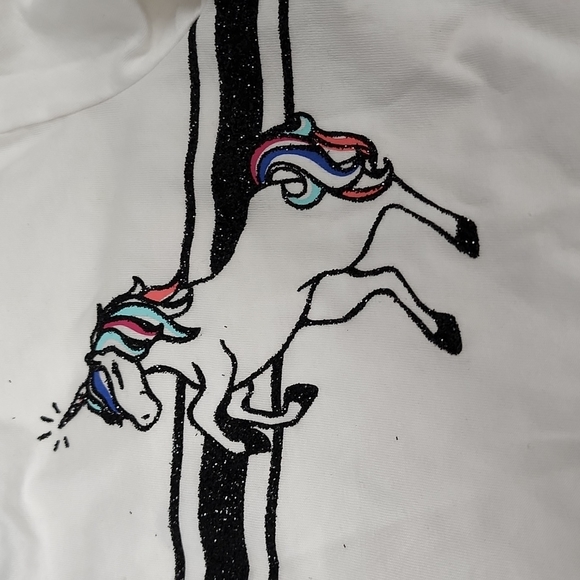 Long sleeve tee unicorn glitter - Picture 3 of 7